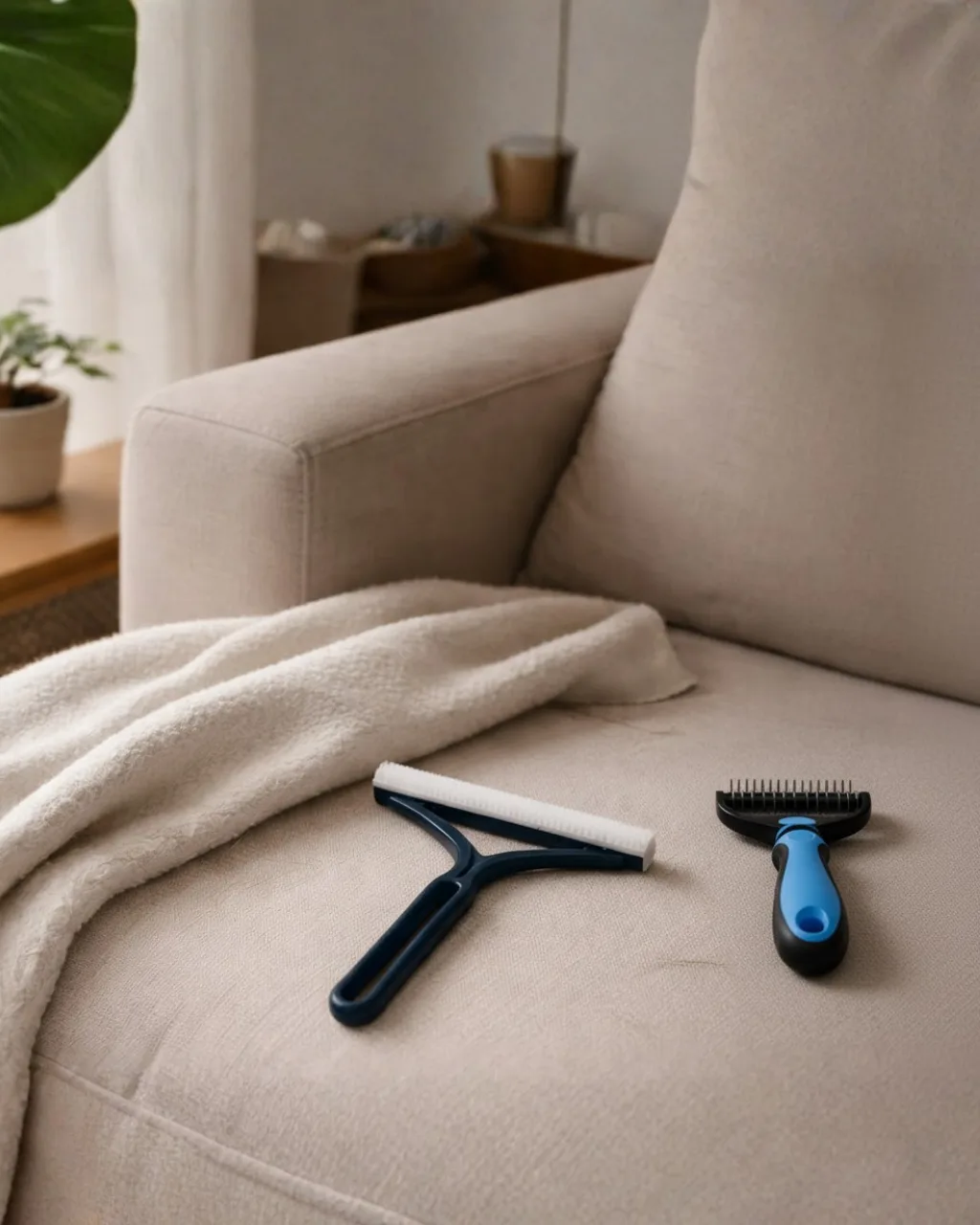 Everyday Set on Scandinavian sofa