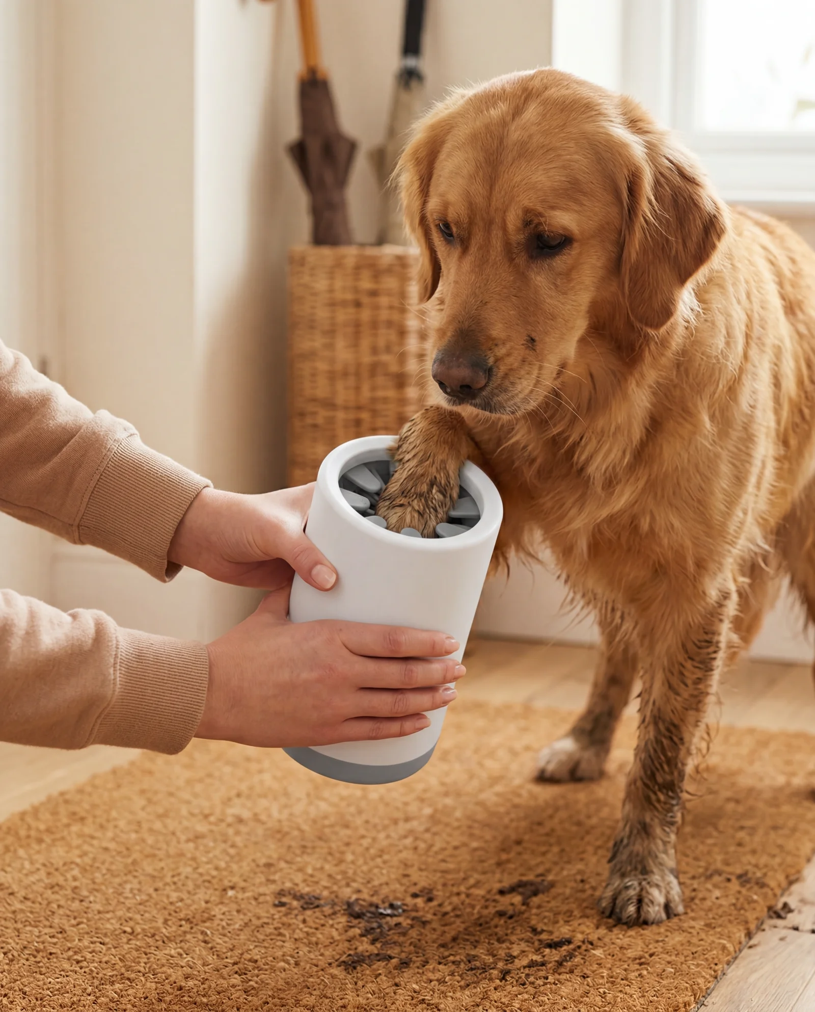 Using The Paw Reset — paw inside the cup